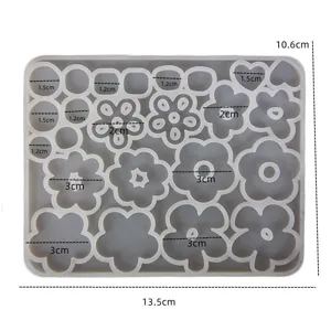 DIY Silikonform Set für Blumen Epoxidharz Anhänger Ohrringe Schmuckherstellung Tool