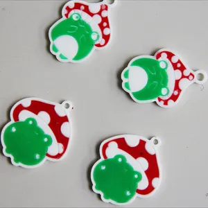 Süße Pilz Frosch Anhänger für DIY Handwerk Schmuckherstellung Accessories Dekoration