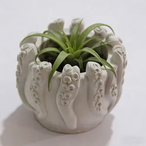 Octopus Tentacle Flower Pot Resin Silicone Mold Succulent Plant Container Storage Jar Decor