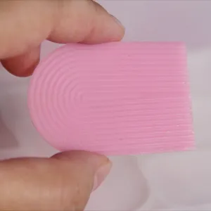 Mini molde de silicona para bandeja ondulada, herramienta de resina de plato de arco.