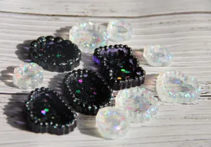 Retro Perle Harz kleine Schale Form DIY Schmuck Basis Wolke Form Handwerk Display Requisite
