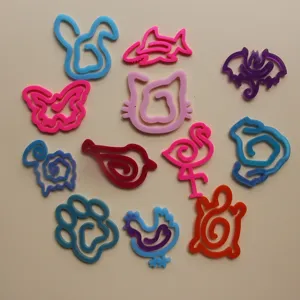 Cute animal shape silicone resin mold for DIY bookmarks, crafts, handmade accessories making.