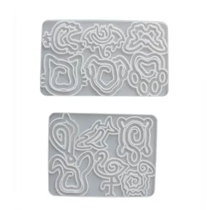 Cute animal silicone mold for resin casting, DIY bookmark and paperclip making tools.