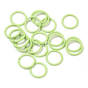 Light green DIY metal jump rings open rings for handmade bracelets jewelry making details