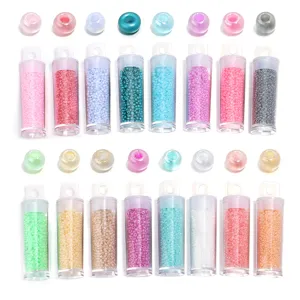 2mm glass seed beads for jewelry making DIY crafts mixed colorful small beads set