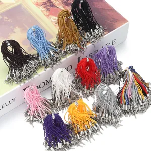 Courroies de lanière de téléphone portable en polyester tissé coloré avec crochets.