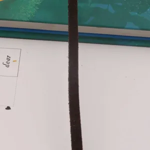 5mm dark brown faux suede cord flat leather rope for DIY jewelry making dream catcher necklace