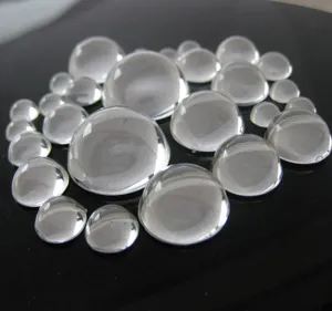 Cabochons en acrylique plat transparent dôme rond strass pour la fabrication de bijoux faits à la main.
