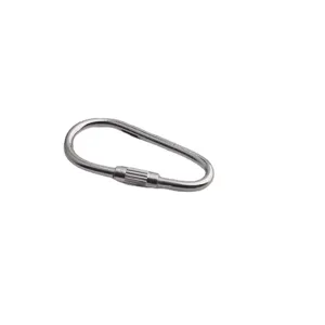 Metall Schraubkarabiner Schnellverschluss Kettenglied für DIY Handwerk und Outdoor.