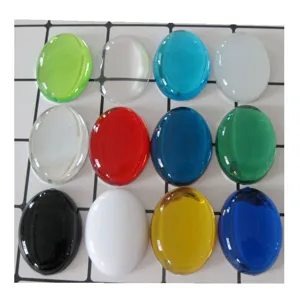 Cabochon Ovale in Occhio di Gatto Acrilico Patch in Pietra Preziosa Liscia Accessori per Gioielli Fatti a Mano DIY Perlato Design Originale Artigianato