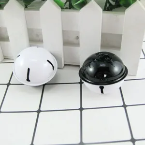 Campanelli bicolori da 4cm per animali domestici ciondoli natalizi giocattoli artigianali