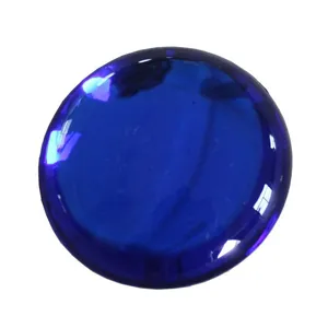 35mm Dunkelblau Acryl Flachruecken Edelstein Cabochon DIY Schmuck Handwerk Zubehoer Bild