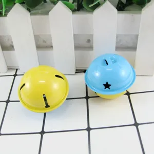 4cm Campanelli in Metallo Bicolore Colorati Animali Natale Artigianato Giocattolo Top