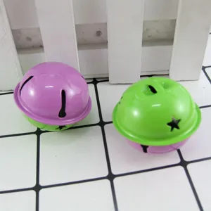 4cm campanelli in metallo colorato per animali domestici albero di natale decorazione