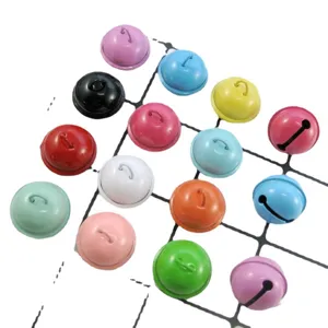 22mm jelly color painted bells DIY jewelry accessories pet collar hanging charms
