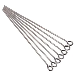 Metal eye pins 9-pins for DIY jewelry making, beading, and connecting handmade accessories.