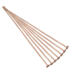 Rose gold flat head pins for jewelry making, DIY craft metal pins jewelry accessories.