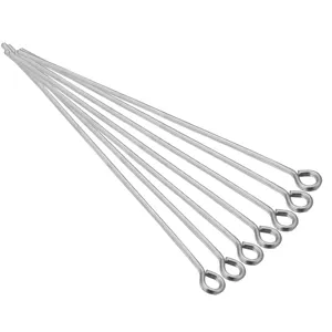 Metal 9-pin jewelry connectors DIY beading findings crafting accessories fine metal pins loop ends