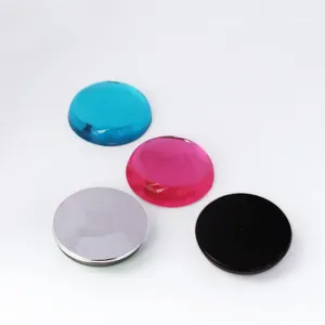 Dettagli di cabochon in acrilico da 40mm, cupole lisce per accessori di gioielleria fai da te.