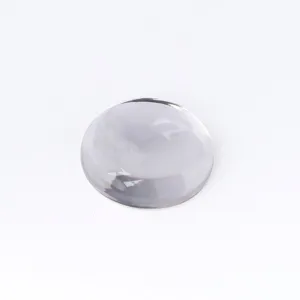 Cabochon piatto in acrilico trasparente da 40 mm per la creazione di gioielli fai da te artigianato.