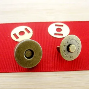 Bouton pression aimanté en métal DIY sac porte-monnaie boucle quincaillerie accessoires
