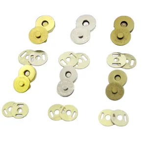 Boutons Aimantés Métal Fermoirs Magnétiques pour Sacs à Main Portefeuilles DIY Accessoires