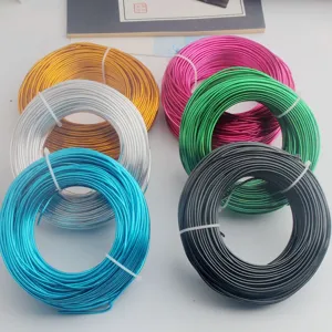 Colorful soft aluminum wire for DIY crafts, art modeling, bicycle and bonsai frames, flexible wire.
