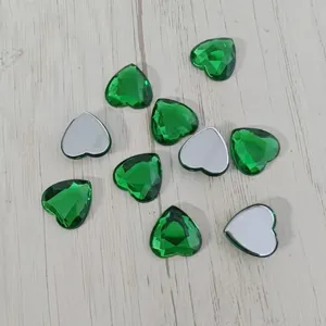 Ακρυλικα στρας καρδια επιπεδα κρυσταλλα gem 14mm αξεσουαρ χειροτεχνιας DIY λεπτομερεια