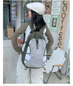 Lightweight waterproof hiking backpack, large capacity outdoor travel daypack for men and women.