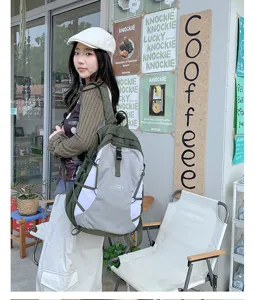Lightweight foldable hiking backpack waterproof travel daypack for outdoor sports cycling commuting.