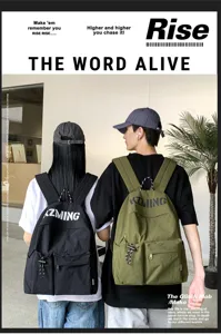 Detailaufnahme des Outdoor Freizeitrucksacks mit doppelten Schultergurten und viel Stauraum.