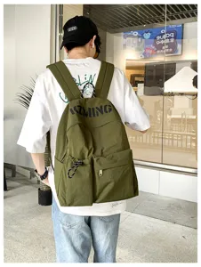 Unisex große Kapazität lässig Outdoor Reise Rucksack in olivgrün, stylisch und robust.