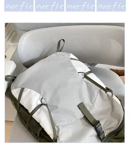 Lightweight folding backpack for outdoor hiking and travel with large capacity waterproof design.