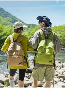 Sac à dos minimaliste décontracté de grande capacité sac de voyage pour couple loisir