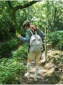 Sac à dos décontracté élégant sac de voyage grande capacité léger pour randonnée