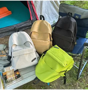 Sac à dos de voyage grande capacité décontracté multico extérieur vue détail set
