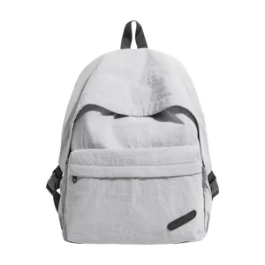 Sac à dos minimaliste de grande capacité gris clair élégant pour les voyages et le quotidien