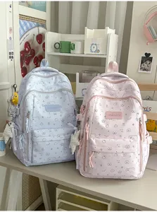 Grote capaciteit schattige bedrukte schoolrugzak voor studenten en dagelijks gebruik.