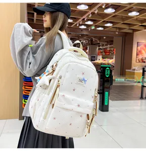 Japans stijl casual ster patroon schoolrugzak voor vrouwen schattige college reistas