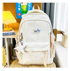 Japans stijl schattige sterren rugzak casual schooltas reizen dagrugzak voor vrouwen