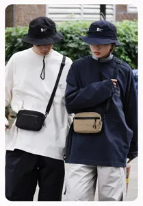 Retro casual koppel crossbody tas, draagbare kleine schoudertas voor buitenreizen en telefoon.