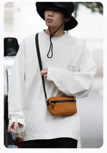 Retro casual canvas crossbody tas voor dames en heren, veelzijdige dagelijkse reistas voor uit.
