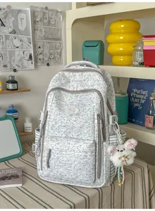 Ins Stijl Japanse Stip Rugzak Schattige Schooltas Casual Dagelijkse Tas Studenten