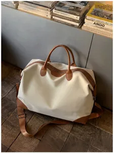 Casual canvas reistas met grote capaciteit lichtgewicht oxford sporttas voor vrouwen