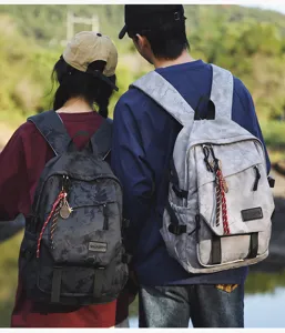 Grand sac a dos etudiant grande capacite, cartable decontracte resistant pour adolescents