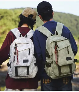 Détails de sac à dos d'étudiant, grande capacité, résistant à l'usure, ergonomique.