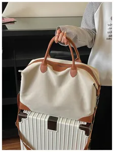 Casual reistas grote capaciteit lichtgewicht oxford stof weekender tas voor vrouwen.