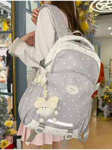 Leuke Koreaanse stijl rugzak met sterren print voor dames casual schooltas dagelijks