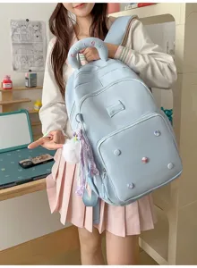 Leuke studenten rugzak grote capaciteit lichte schooltas voor meisjes reizen dagelijks