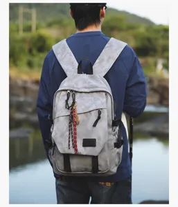 Sac à dos d'école camouflage élégant pour étudiants, grande capacité sac à dos résistant.
